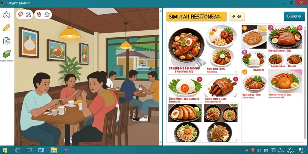 Tampilan antarmuka yang ramah pengguna.