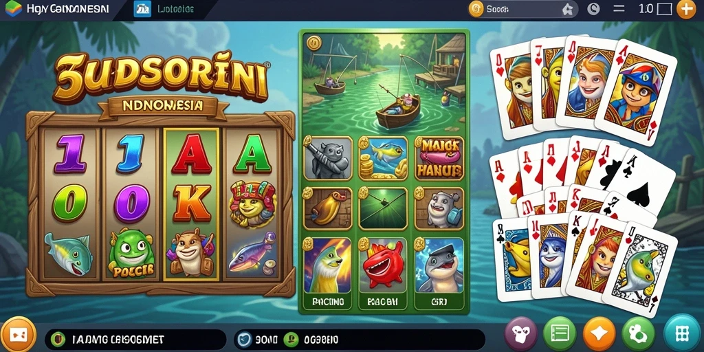 Screenshot menampilkan tampilan awal permainan dengan grafik yang menarik.