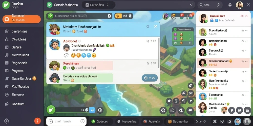 Tampilan antarmuka utama RSNGAME yang memukau.